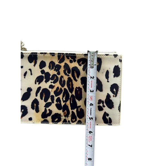 KATE SPADE Animal Print Zip Patent Pouch NEW NWOT - Picture 5 of 6